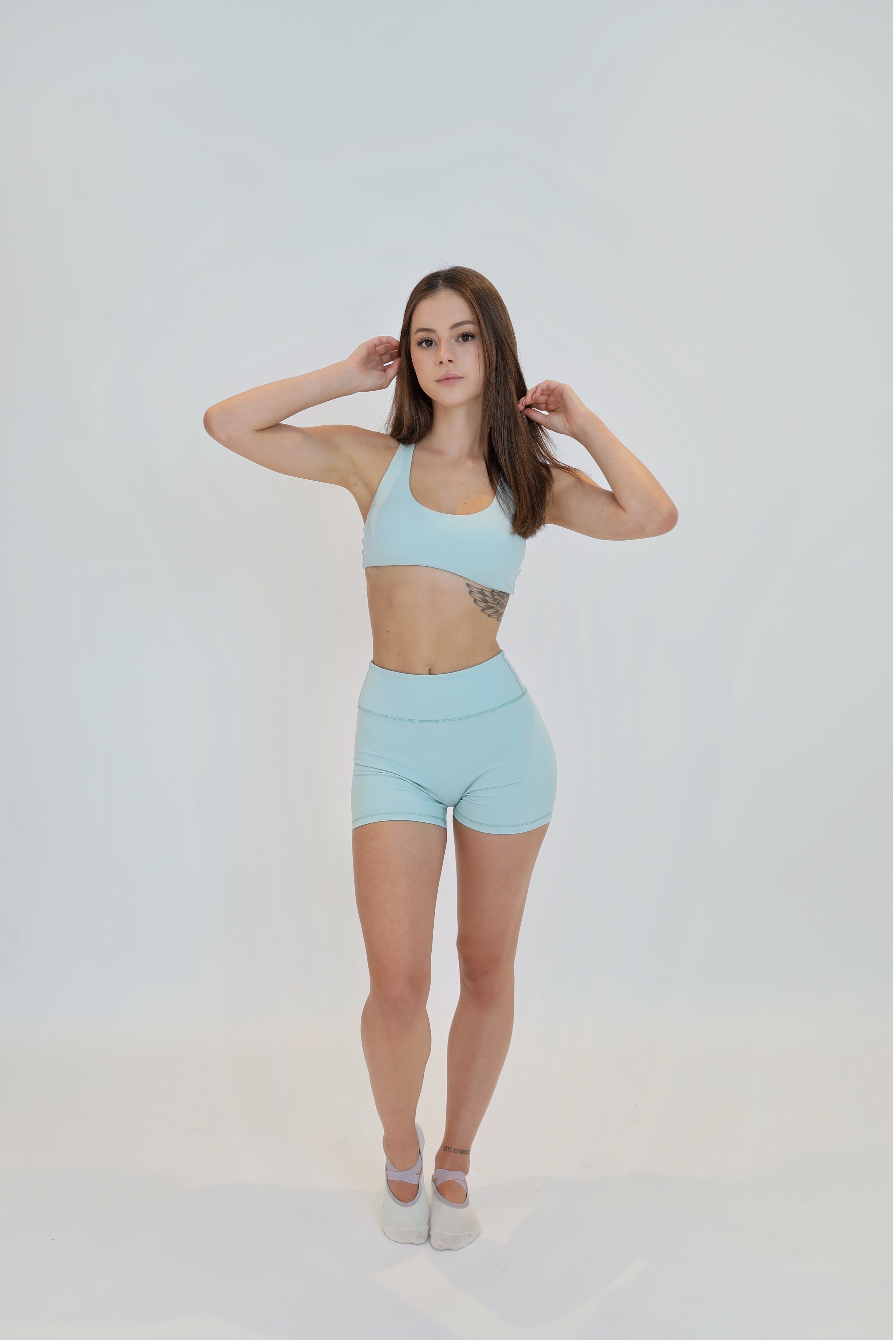 Shorts de deporte mujer cintura alta